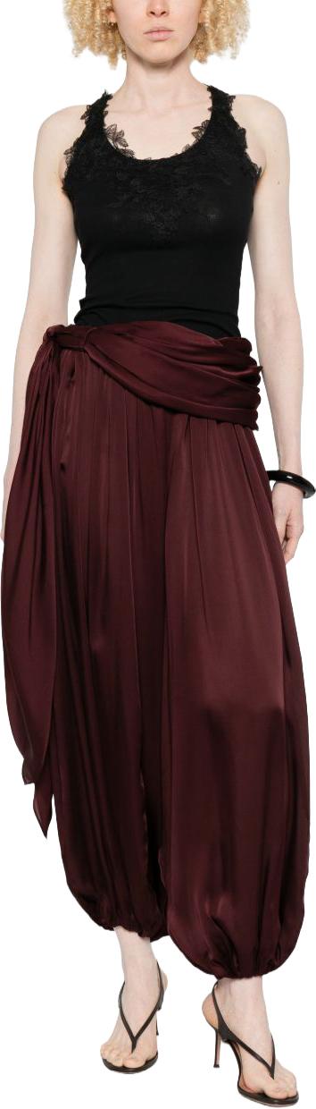 26SS 짐머만 팬츠 8796PS261WNE MAROON - ZIMMERMANN