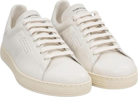 26FW 톰포드 스니커즈 GRAINLEATHERWARWICKSNEAKERS WHITE - TOMFORD