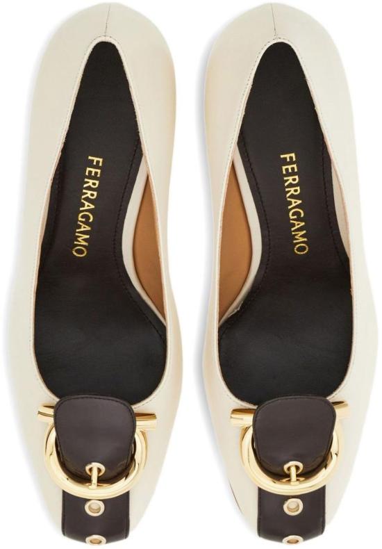 26SS 살바토레 페라가모 힐/펌프스 01K953790021004 WHITE - SALVATORE FERRAGAMO
