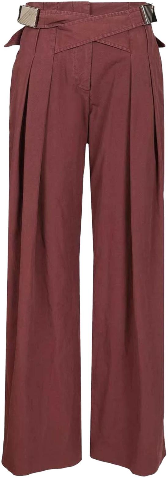 26SS 디 아티코 스트레이트 팬츠 THEATTICOLONGPANTS260WCP00286CCC123ODDARKMAUVE PURPLE