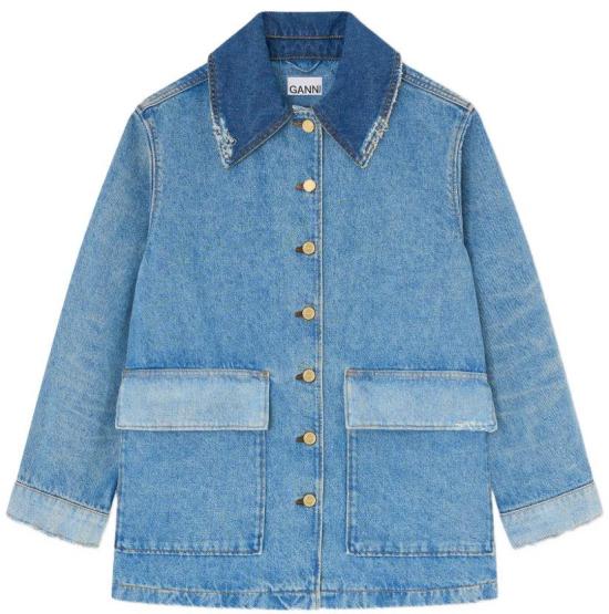 26SS 가니 데님 자켓 A1010179567 BLUE