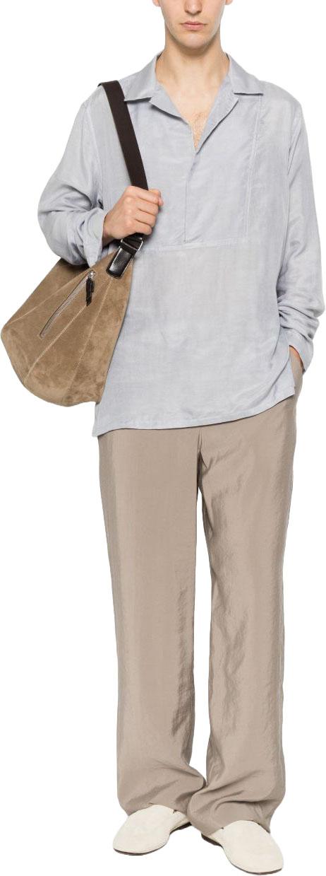 26SS 엠포리오 아르마니 팬츠 EM005059TE20387U6266 BEIGE - EMPORIO ARMANI