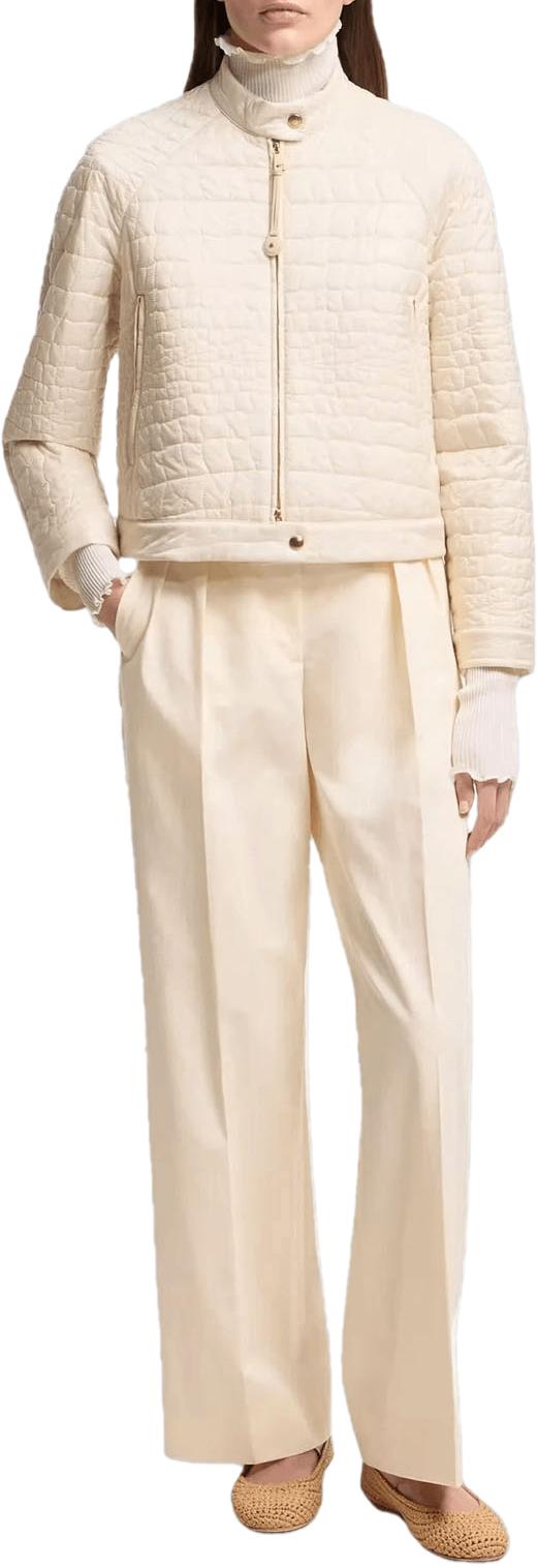 26SS 몽클레어 스트레이트 팬츠 MONCLERTROUSERS2A00004599CG051 WHITE - MONCLER