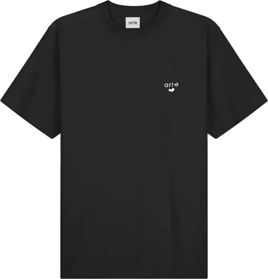 26SS 아르떼 앤트워프 탑 HEARTLOGOTSHIRTBLACK