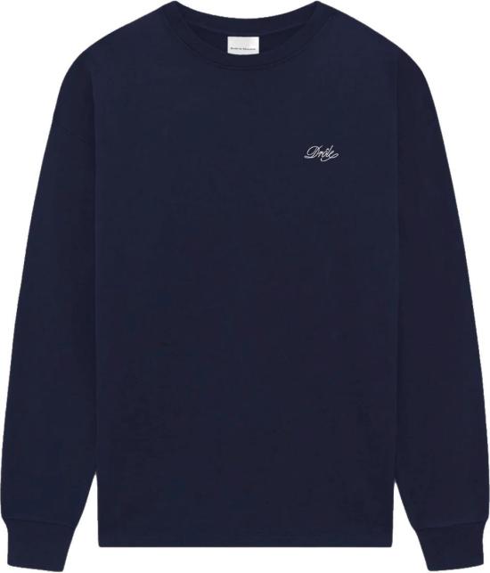 26FW 드롤드무슈 긴팔 티셔츠 DROLEDEMONSIEURLTS334CO248NYDROLEBELISSIMALONGSLEEVETSHIRTLONGSLEEVETSHIRTSNAVY