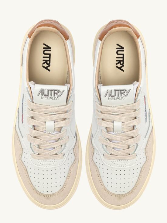 26FW 오트리 메달리스트 로우 스니커즈 AULM LS16 Bianco - AUTRY