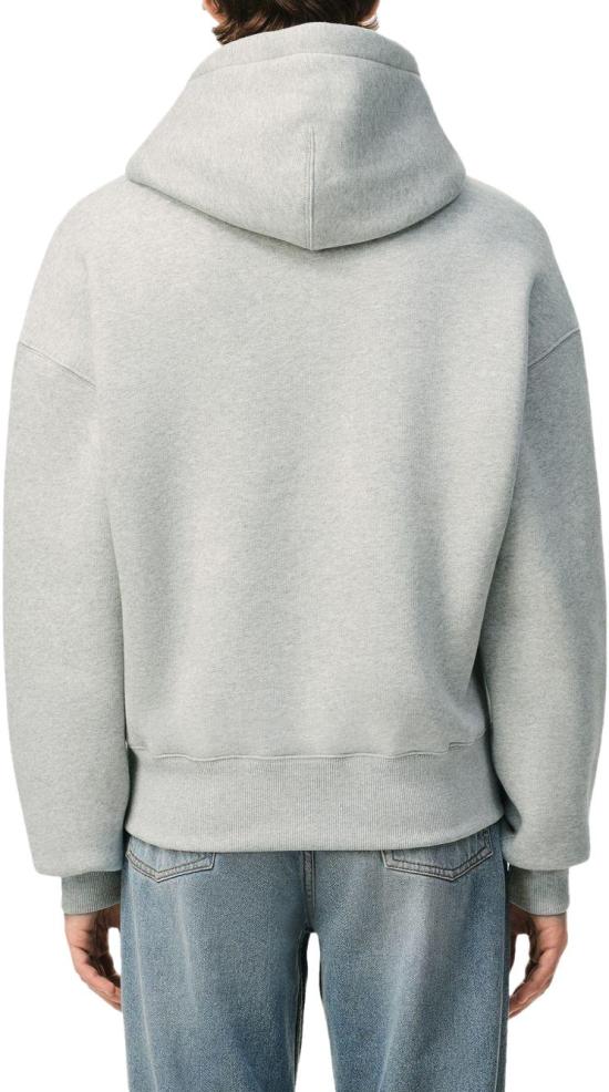 26SS 아미 코튼 드 하트 후드 USW7567490951 LICHTGREY - AMI