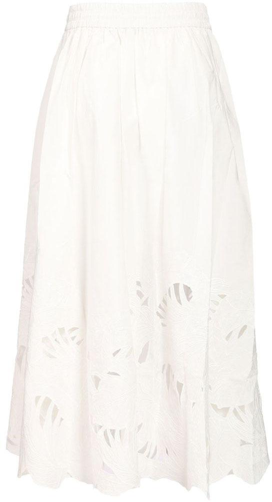 26FW 짐머만 롱 스커트 9048SSS263IVO WHITE - ZIMMERMANN