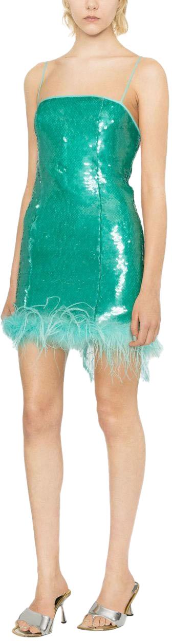  쥬세페 디 모라비토 숏 원피스 PS23288DRP22755 GREEN - GIUSEPPE DI MORABITO