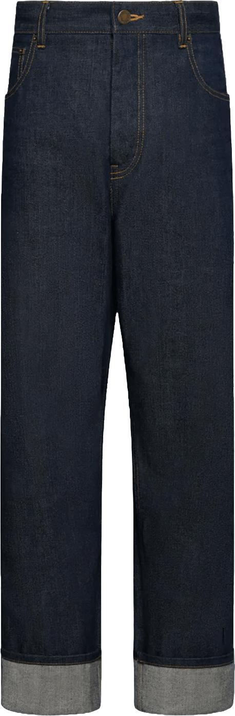 26FW 톰브라운 데님 팬츠 THOMBROWNEMTU345SF1101415JAPANESESELVEDGESTRAIGHTJEANSSTRAIGHTJEANSNAVY