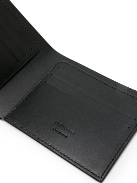 26FW 질샌더 반지갑 J25UI000 1P6489 001 BLACK DOM - JIL SANDER
