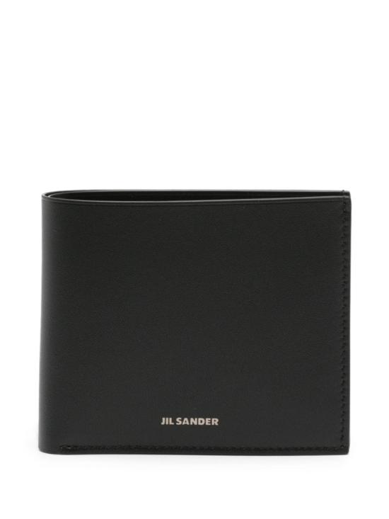 26FW 질샌더 반지갑 J25UI000 1P6489 001 BLACK DOM