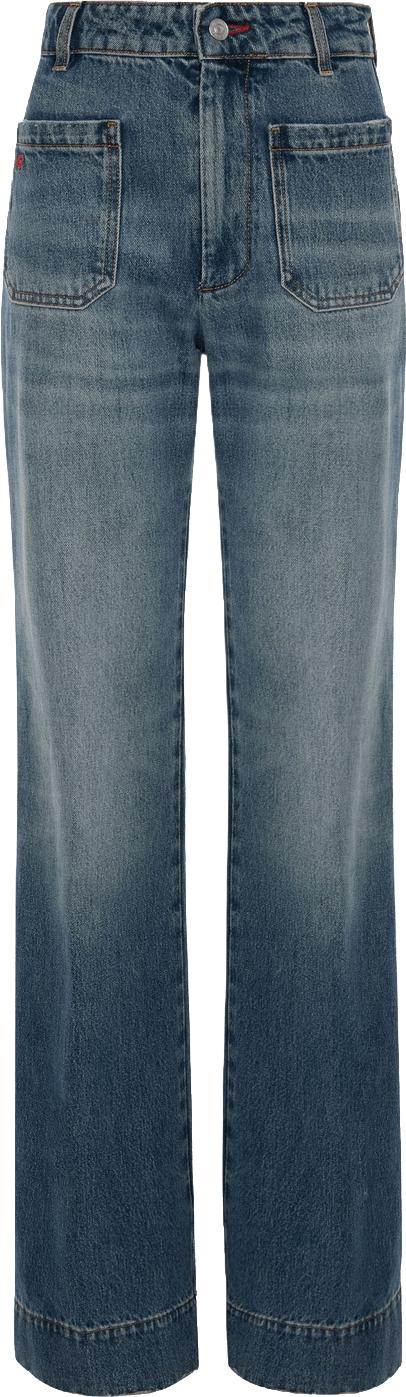 26FW 빅토리아 베컴 데님 팬츠 VICTORIABECKHAM1226DJE007252N7671ALINASTRETCHFLAREDJEANSLIGHTBLUE