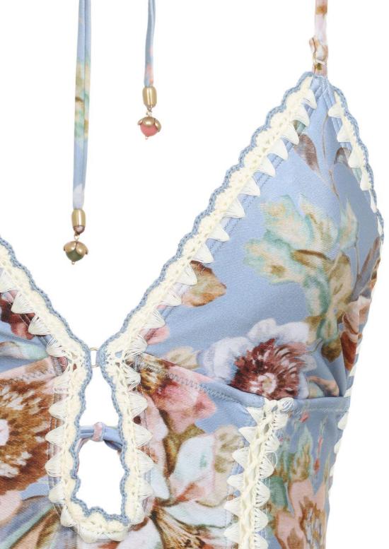 26SS 짐머만 원피스 수영복 5768WRS261CFLR LICHTBLUE - ZIMMERMANN