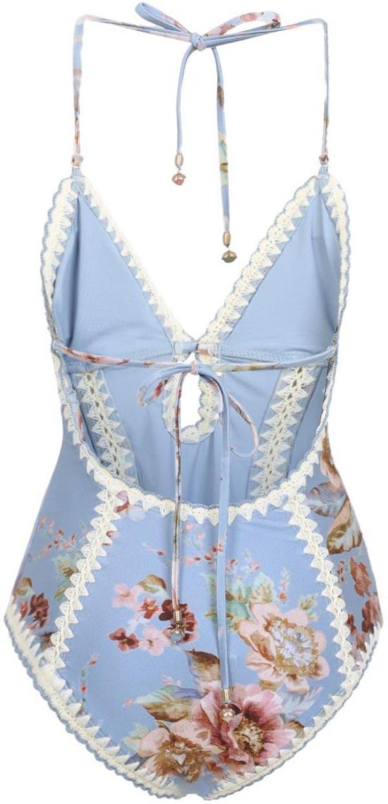 26SS 짐머만 원피스 수영복 5768WRS261CFLR LICHTBLUE - ZIMMERMANN