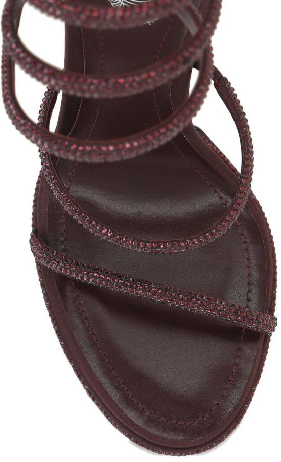 26FW 르네 카오빌라 샌들 C12538105R001Y432 MAROON - RENE CAOVILLA