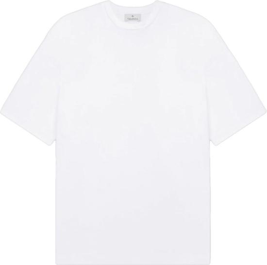 26FW Valenza 반팔 티셔츠 INTERLOCKSUPIMATSHIRTWHITE