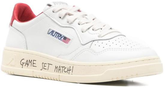 26SS 오트리 메달리스트 로우 레더 스니커즈 AULWML03 WHITE - AUTRY