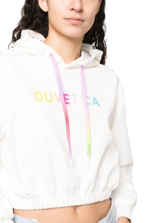  듀베티카 후드 티셔츠 VDHD20231K0001TORINELLAIVS WHITE - DUVETICA