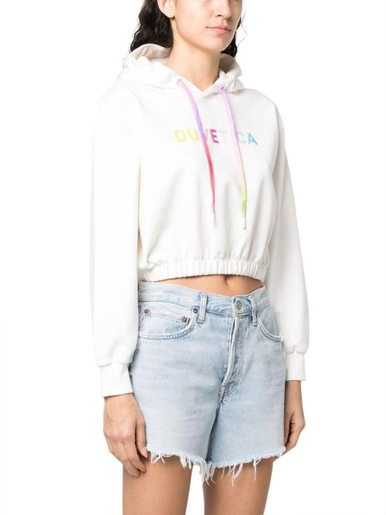  듀베티카 후드 티셔츠 VDHD20231K0001TORINELLAIVS WHITE - DUVETICA