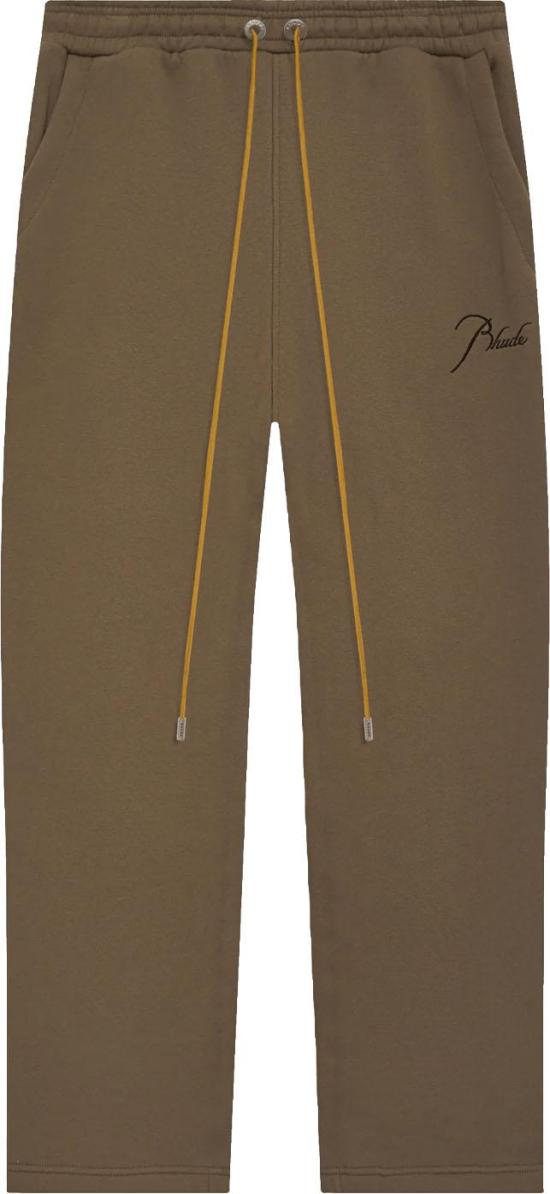 26SS 루드 트레이닝/조거 팬츠 CLASSIQUESWEATPANTMOSSGREENBLACK TAUPE