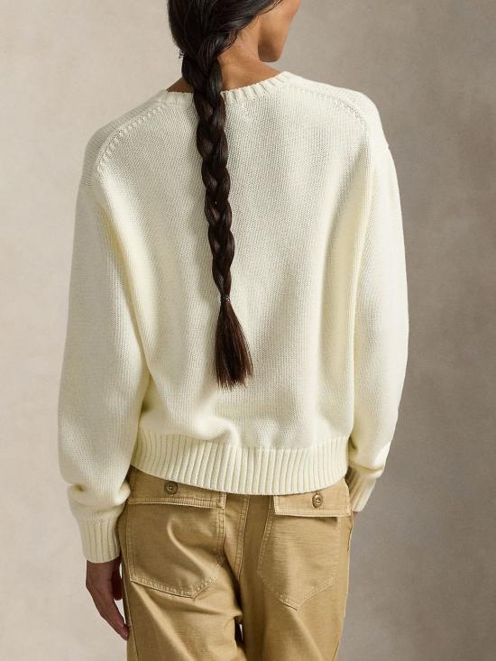 26SS 랄프 로렌 스웨터 211A96248 001 WHITE - RALPH LAUREN