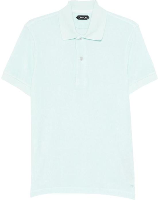 26SS 톰포드 폴로 티셔츠 JPS003JMC079UCK LICHTBLUE