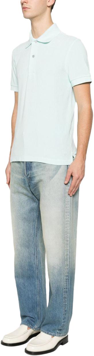 26SS 톰포드 폴로 티셔츠 JPS003JMC079UCK LICHTBLUE - TOMFORD