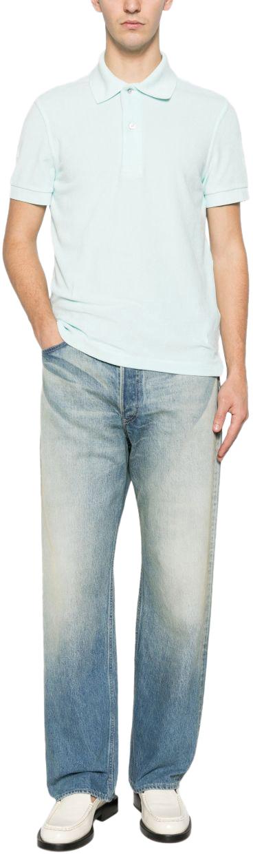 26SS 톰포드 폴로 티셔츠 JPS003JMC079UCK LICHTBLUE - TOMFORD