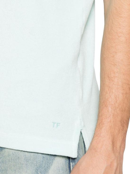 26SS 톰포드 폴로 티셔츠 JPS003JMC079UCK LICHTBLUE - TOMFORD