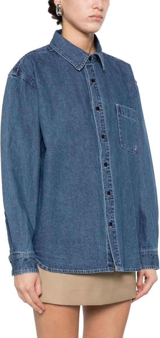 26SS 던스트 블라우스 UDSH6A102B2 BLUE - DUNST
