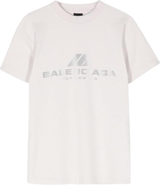 25SS 발렌시아가 액티브웨어 피티드 티셔츠 768075TQVU19016 LICHTGREY