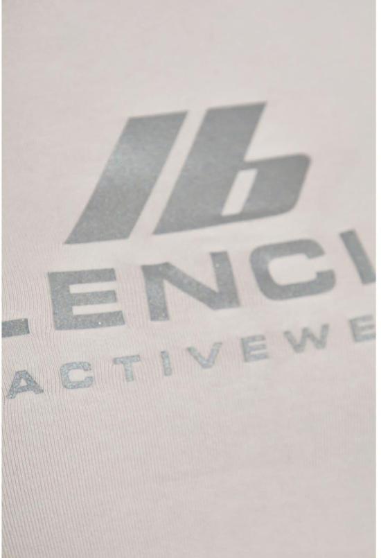 25SS 발렌시아가 액티브웨어 피티드 티셔츠 768075TQVU19016 LICHTGREY - BALENCIAGA
