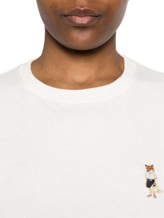 26SS 메종키츠네 드레스드 폭스 컴포트 티셔츠 QW00114KJ01190443 WHITE - MAISON KITSUNE