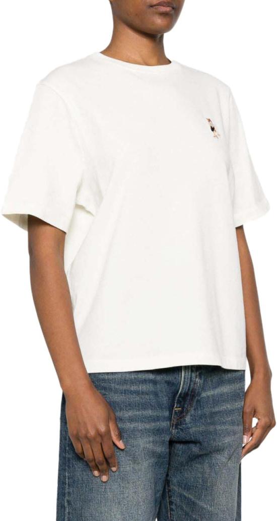 26SS 메종키츠네 드레스드 폭스 컴포트 티셔츠 QW00114KJ01190443 WHITE - MAISON KITSUNE