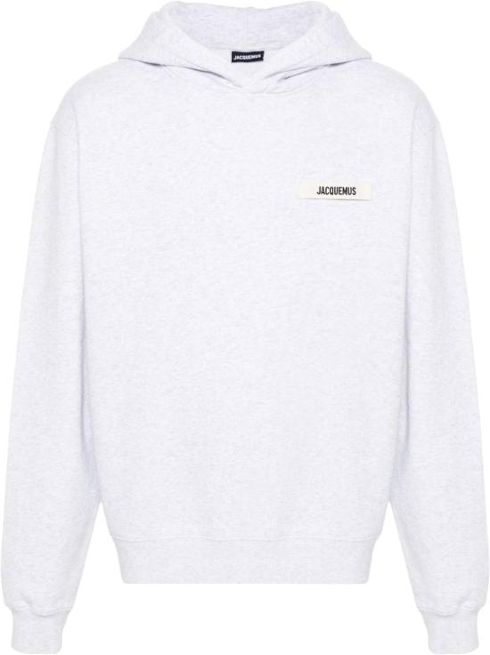 26FW 자크뮈스 그로그랭 후드 티셔츠 HOM00247AJ00126950 LICHTGREY