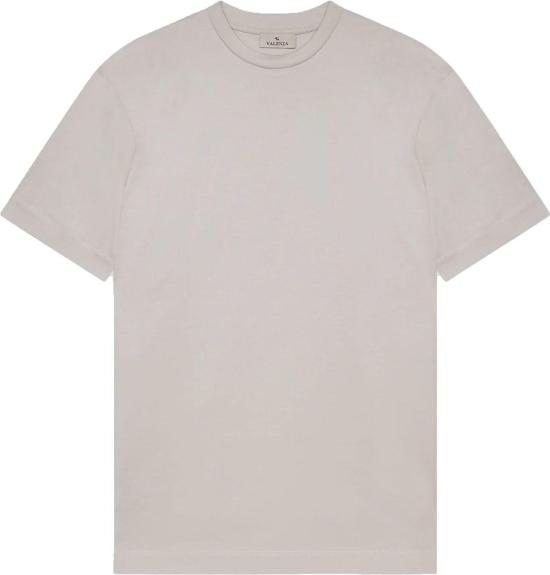 26FW Valenza 반팔 티셔츠 INTERLOCKSUPIMATEEPEARLGREY LICHTGREY