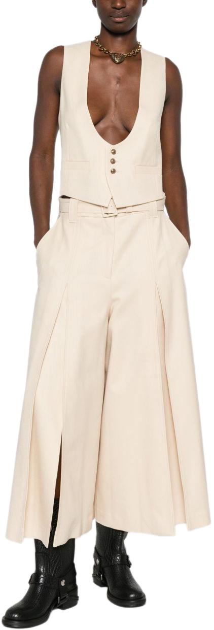 25FW 짐머만 팔라초 팬츠 4742PF251CRM WHITE - ZIMMERMANN