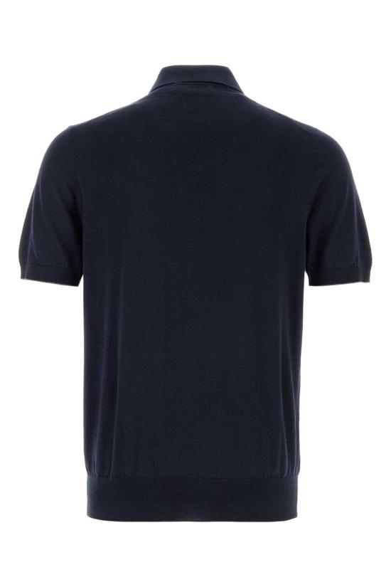 26SS 브루넬로 쿠치넬리 폴로 티셔츠 M29800125 CW425 Blue - BRUNELLO CUCINELLI