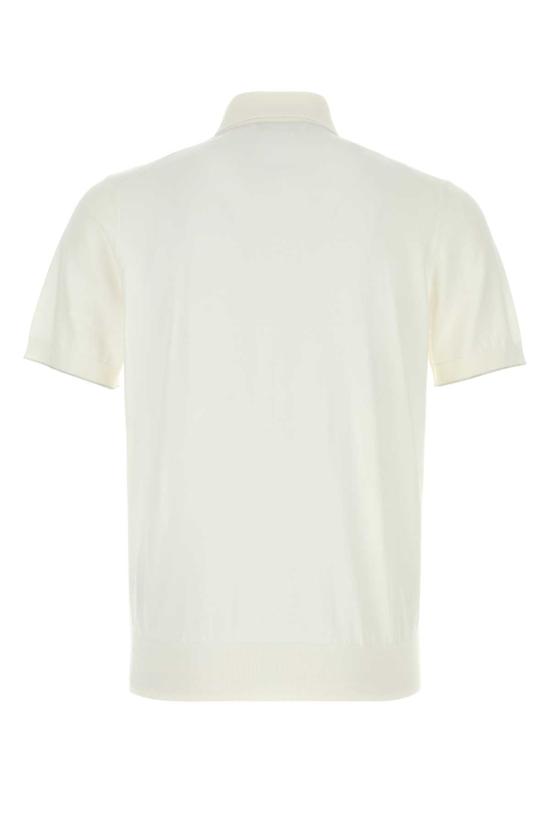 26SS 브루넬로 쿠치넬리 폴로 티셔츠 M29800125 CO312 White - BRUNELLO CUCINELLI