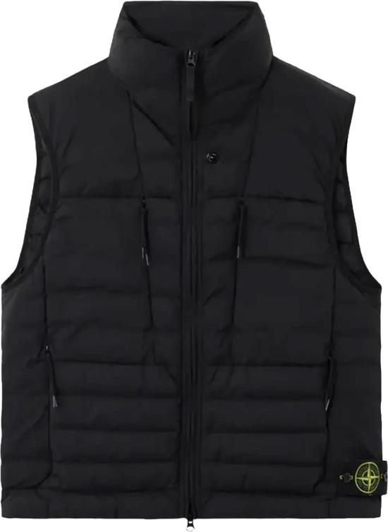 26SS 스톤 아일랜드 패딩 조끼 SEAMLESSTUNNELNYLONDOWNTCVESTBLACKL1S15G100007S0183V0029