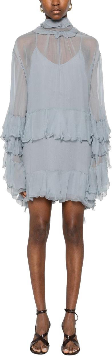 26SS 끌로에 숏 원피스 CH26SRO52001011 LICHTBLUE - CHLOE