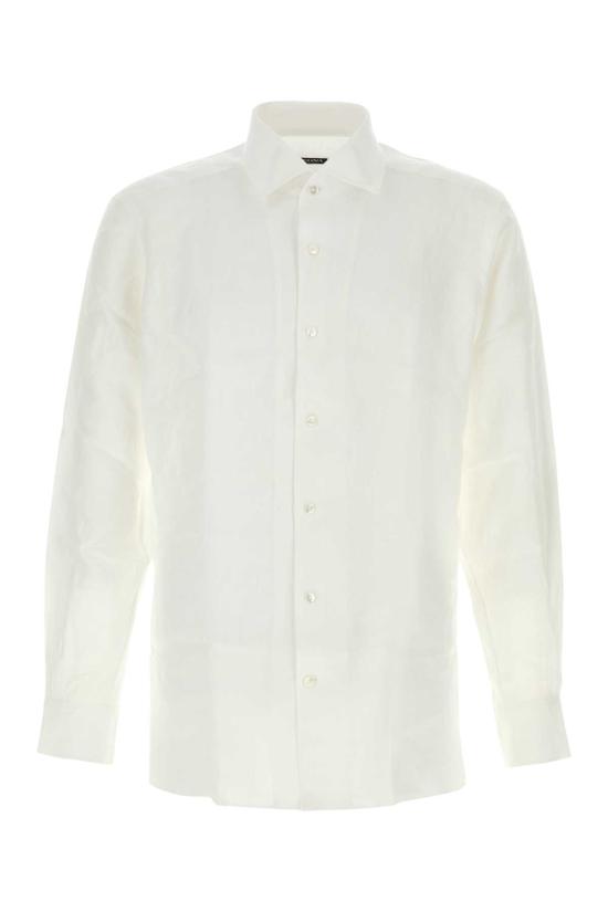 26SS 에르메네질도제냐 긴팔 셔츠 RUHX31A3SRO3 014G White