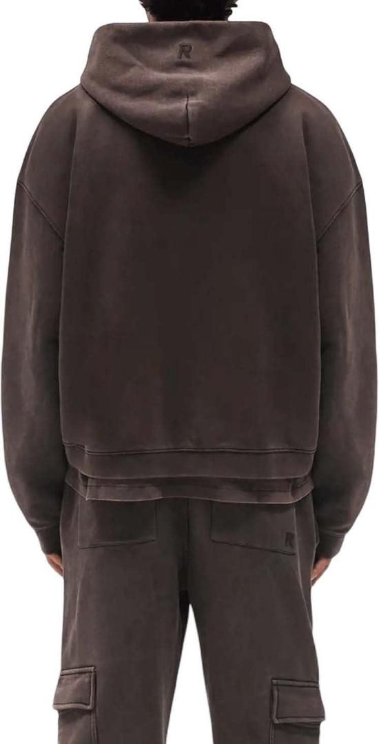 26FW 리프레젠트 후드 티셔츠 REPRESENTINM10002217INITIALBOXYOVERSIZEDZIPTHROUGHHOODIEZIPTHROUGHSWEATERSDARKBROWN - REPRESENT