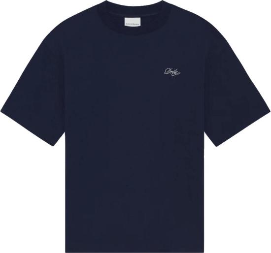 26FW 드롤드무슈 반팔 티셔츠 DRLEBELISSIMATSHIRT1 NAVY