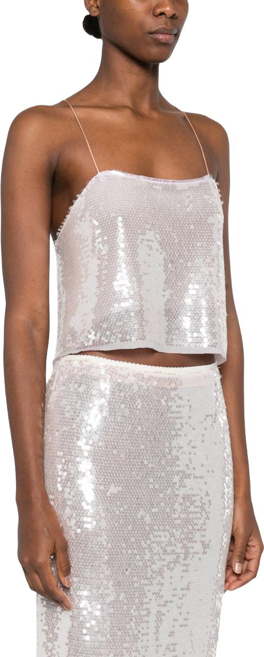 26SS 포르테포르테 민소매 티셔츠 14895MYTOPCHARME SILVER - FORTE FORTE