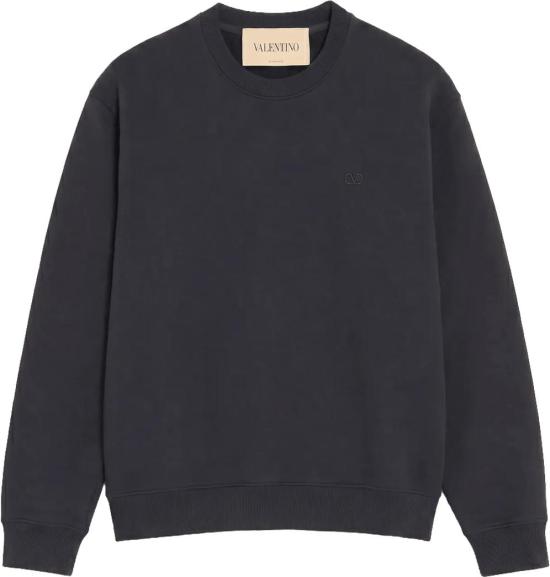 26FW 발렌티노 가라바니 스웨터 VALENTINO9V3MF28RBMN598VLOGOSIGNATURESWEATERCREWNECKSWEATERSNAVY DONKERGREY