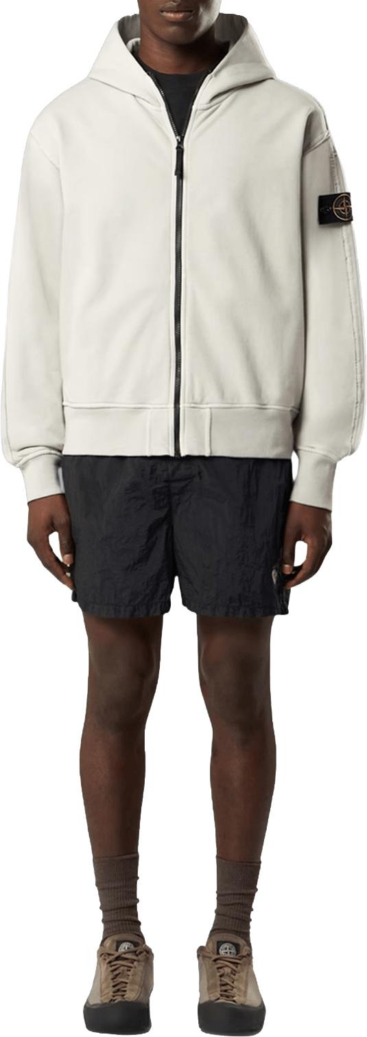 26SS 스톤 아일랜드 후드 티셔츠 ORGANICCOTTONFLEECEHOODIESWEATERPEARLGREYL1S156100039S0051V0061 LICHTGREY - STONE ISLAND