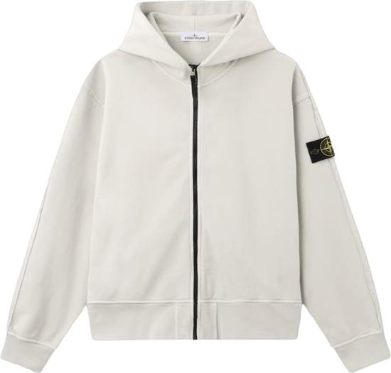 26SS 스톤 아일랜드 후드 티셔츠 ORGANICCOTTONFLEECEHOODIESWEATERPEARLGREYL1S156100039S0051V0061 LICHTGREY