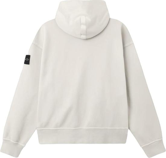 26SS 스톤 아일랜드 후드 티셔츠 ORGANICCOTTONFLEECEHOODIESWEATERPEARLGREYL1S156100039S0051V0061 LICHTGREY - STONE ISLAND